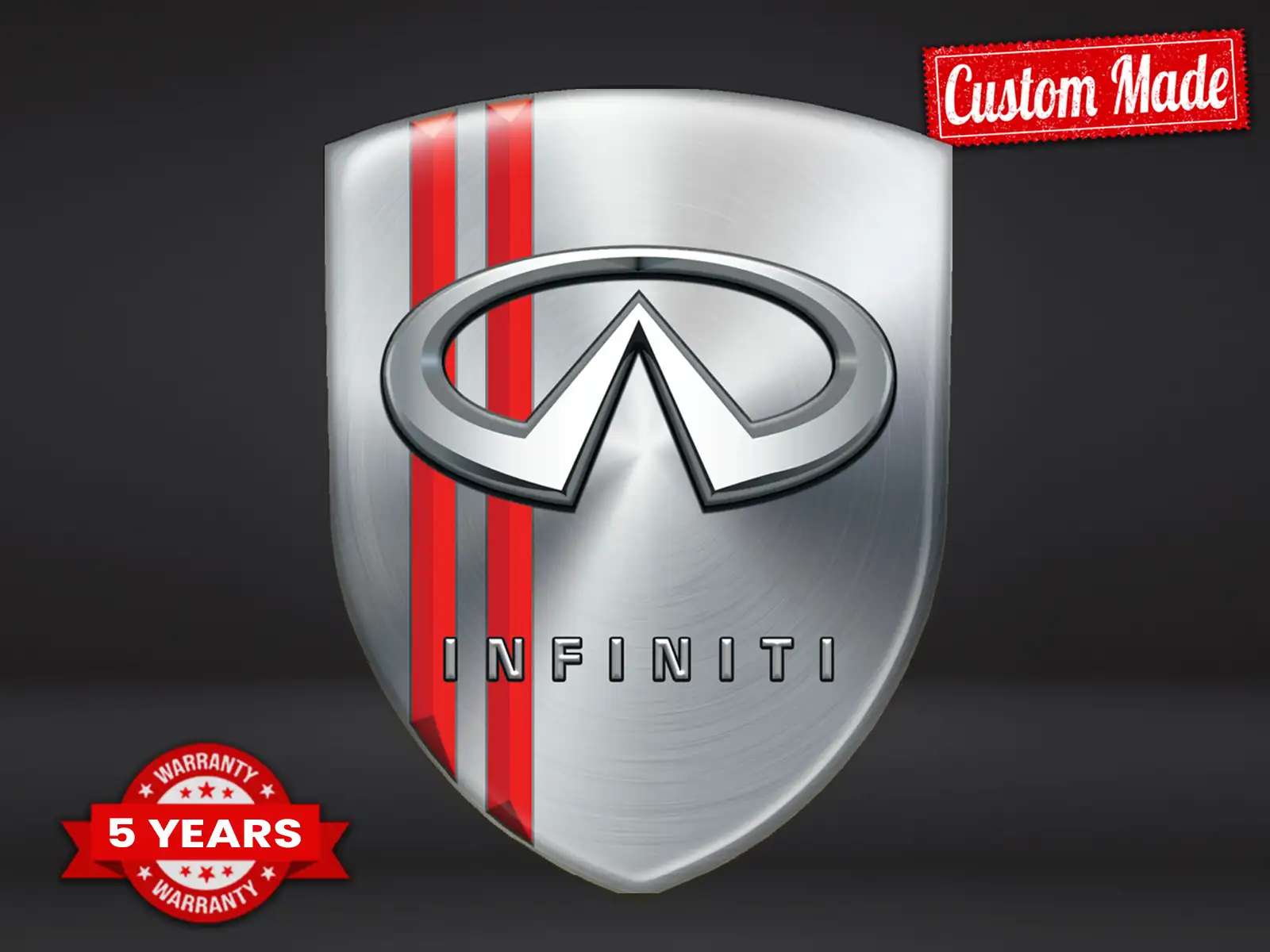 Infiniti Custom Auto Plaketten Stil Max Modern Langlebig Pro